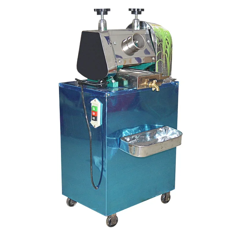 Multi-purpose Commercial Sugarcane Juice Machine Sugar Cane Juice Extractor Squeezer Stainless Steel Sugarcane Juicer 220V/370W 4