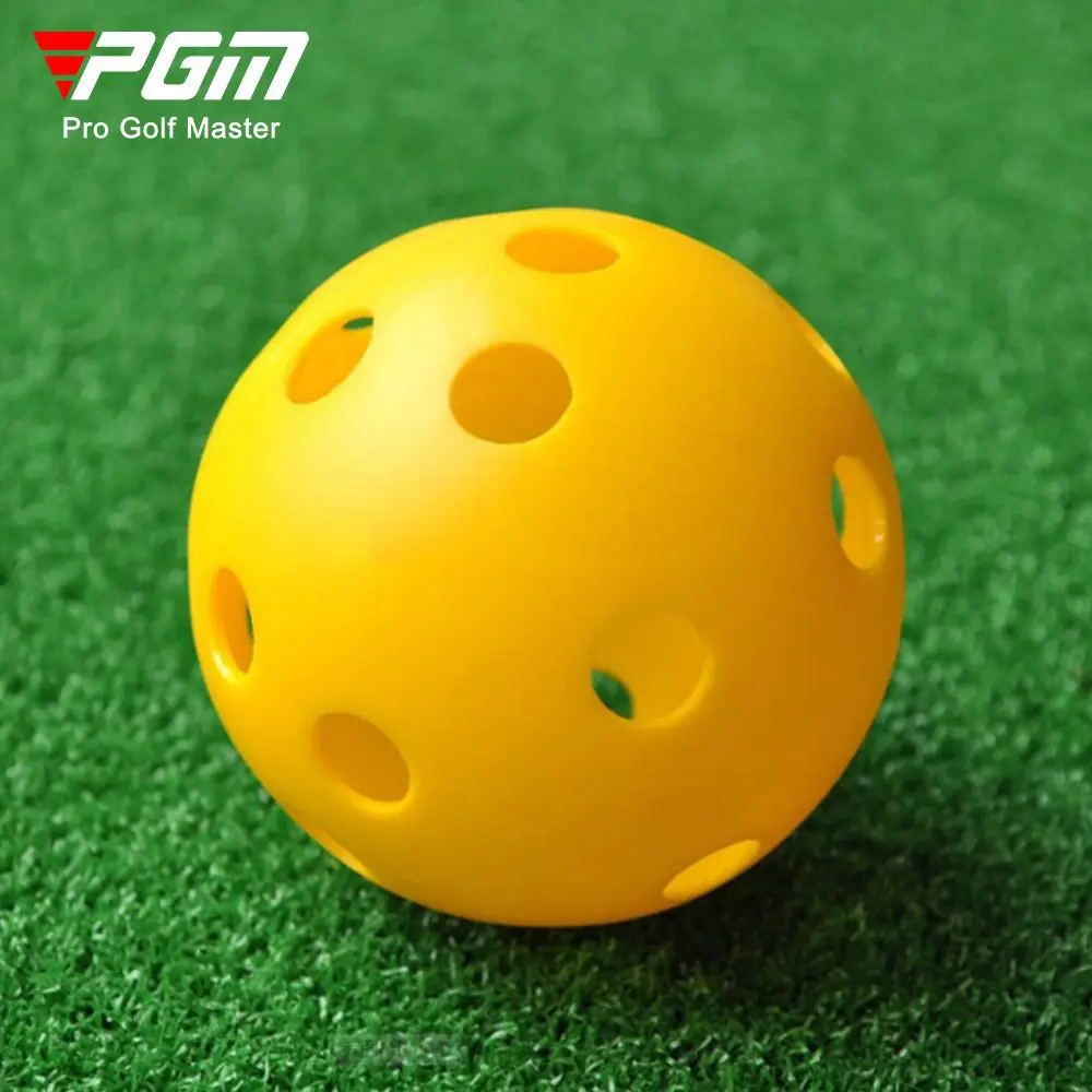 PGM Golf Hollow Indoor Practice Ball Ultra-light Swing Putting Training Yellow White Random Color Factory Q009 golf balls 20pcs