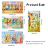 Wooden Magnetic Maze,Train Animals Shape Labyrinth Toys, Early Educational Toys, Magnetic Pen Driving Beads Interactive Game 2