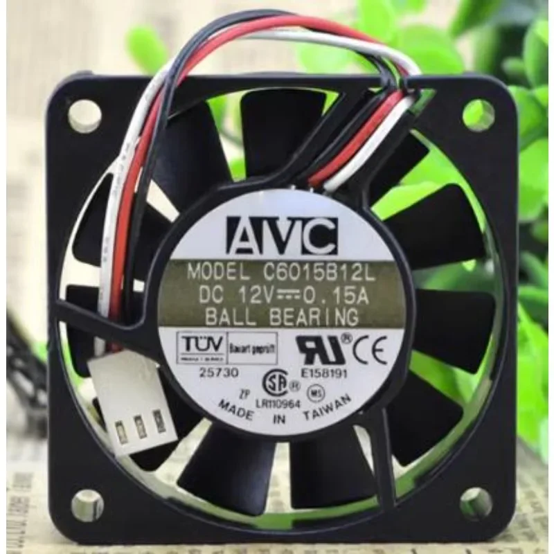 

Оригинальный вентилятор охлаждения для процессора AVC C6015B12L 12 В постоянного тока 0,15 а кулер вентилятор 6015 60*60*15 мм