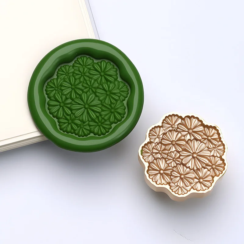 Brass Wax Seal Embossed for Wedding Invitation