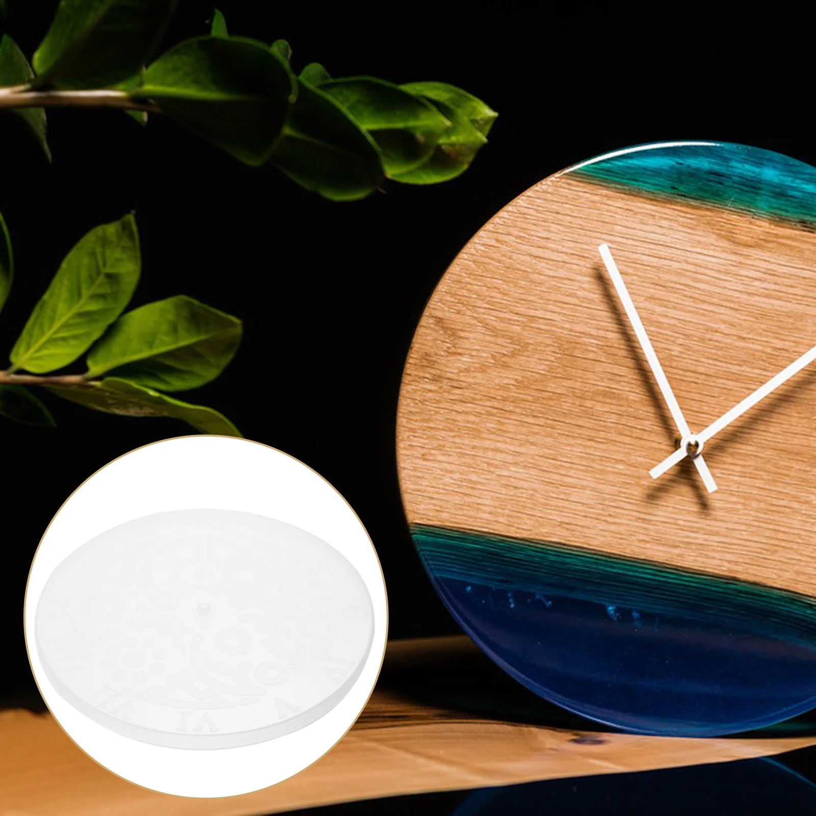 

Epoxy Silicone Casting Mold DIY Clock Decor Shaped Delicate Flexible Handmade Clocks