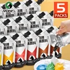 Marie's 5 Packs 100ml/3.38oz Colorful Acrylic Paint Set for Models,DIY Craft,Canvas,Eggs,Rock,Wood,Wall for Adults & Artists 1