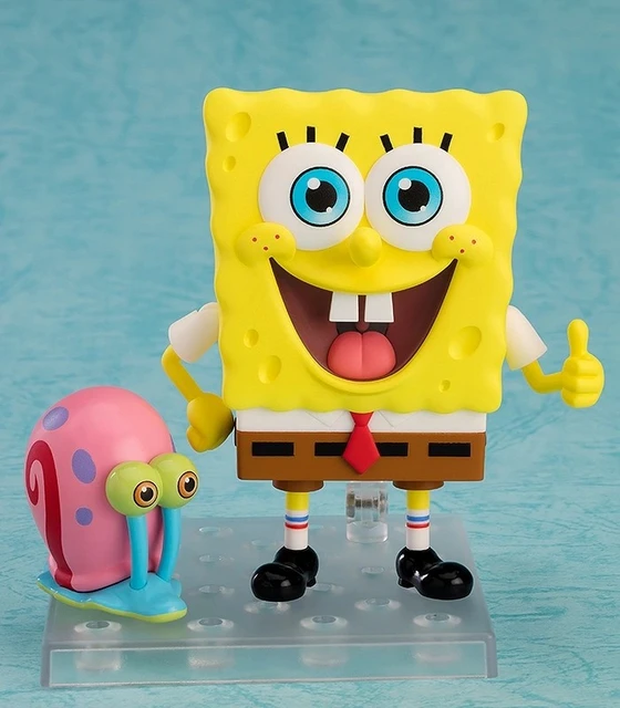 Original GSC Bob Esponja Calça Quadrada 1926 NENDOROID Figura Anime  Brinquedos Gary Caracol Modelo PVC Collectible Para Crianças Presente de  Aniversário - AliExpress