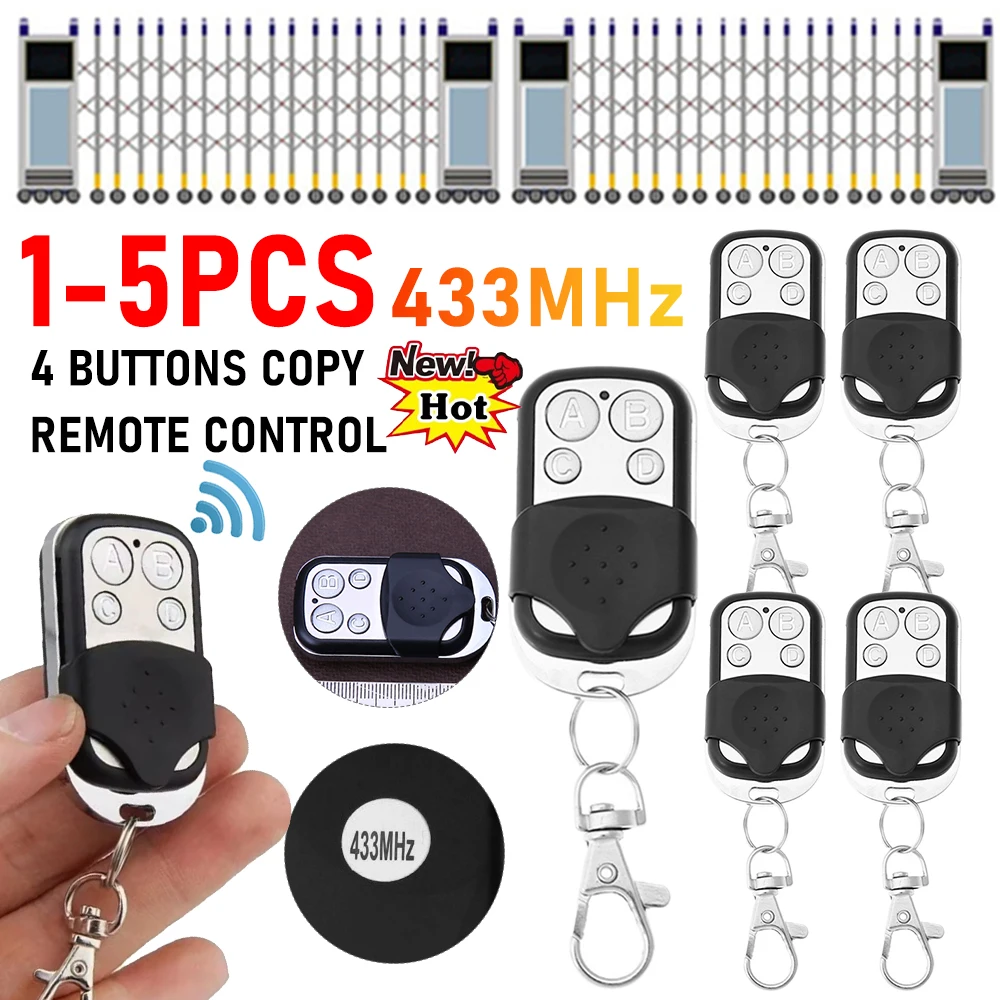 433MHz Universal Remote Control Duplicator for Garage Gates