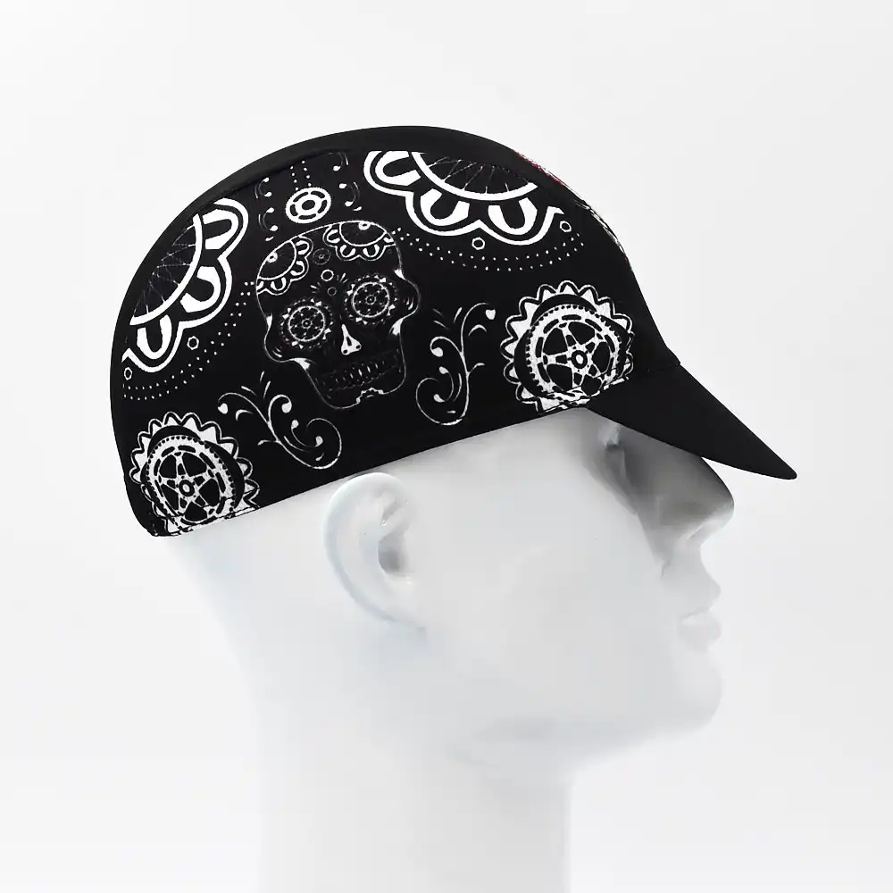 Classic Black Cycling Caps Breathable Quick Dry Bicycle Hats 5