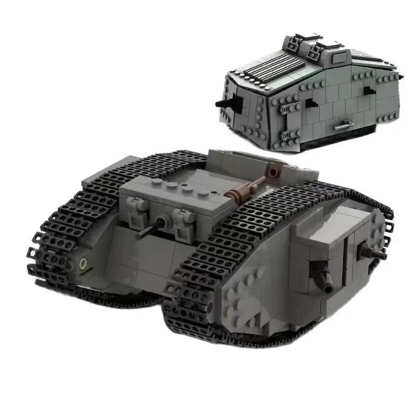 ホット WW1 ドイツ軍 A7V 戦闘戦車ビルディングブロックセット