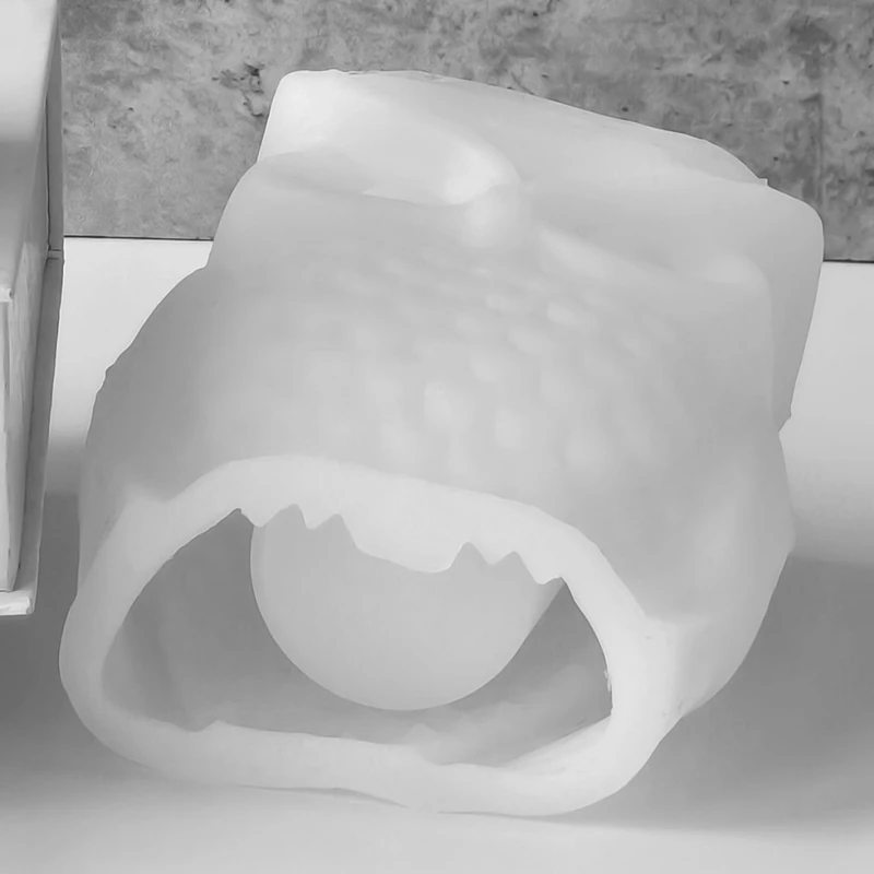 3D 올빼미 모양 시멘트 화분 다육 식물 화분 실리콘 몰드 수제 양초 컵 보관 용기 석고 홈 데코 몰드