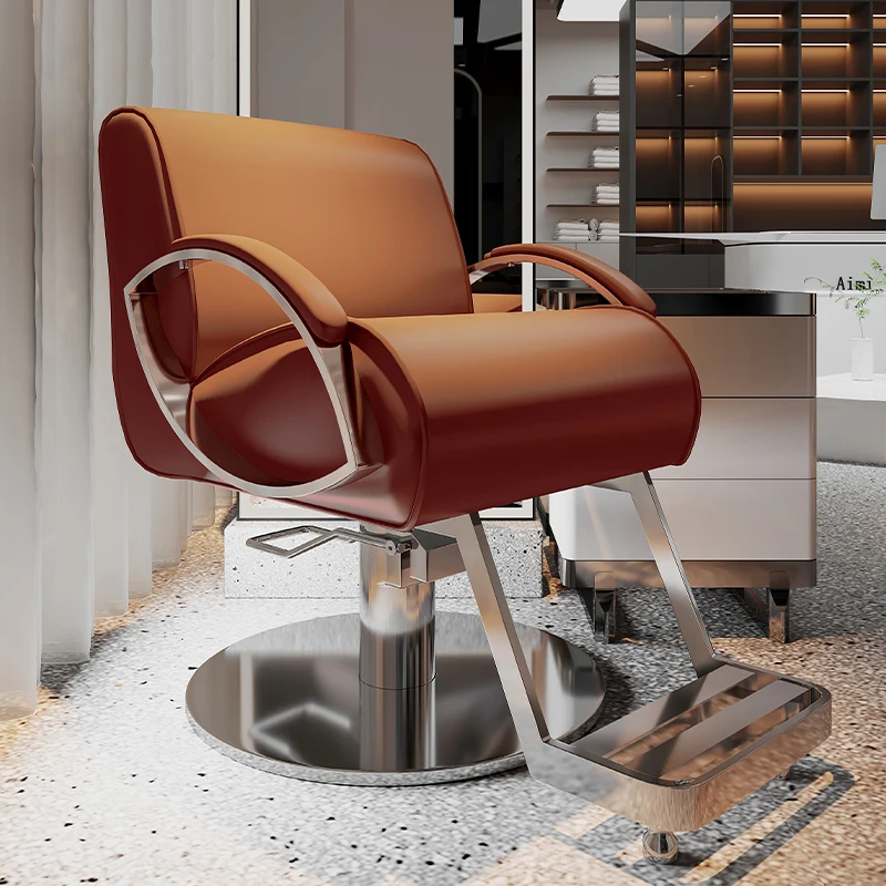 Salon Chair Stylish Hairdressing Stool High End Barber Adjustable Lift Haircut Chair Beauty Salon Seat Dye  Salon Furniture