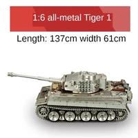 Heng Long 1/6 Heavy Full Metal German Tiger I RTR RC Tank 3818 Tracks Barrel Recoil Remote Control Vehicle Toys for Adults 1