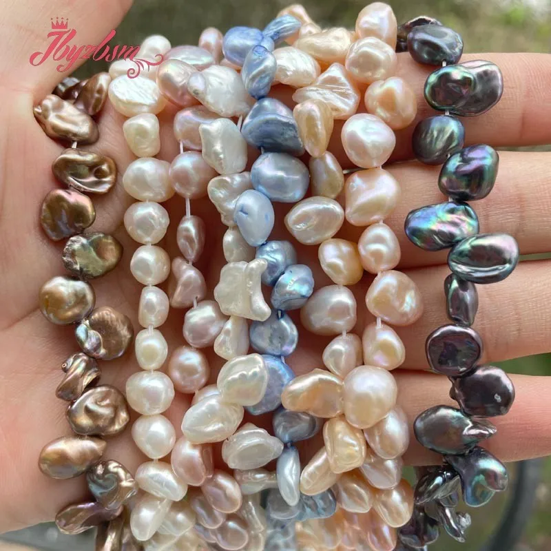 5x7-8x10mm Baroque Irreuglar Freefrom Natural Freshwater Pearl Spacer Beads for DIY Accessories Necklace Jewelry Making 15