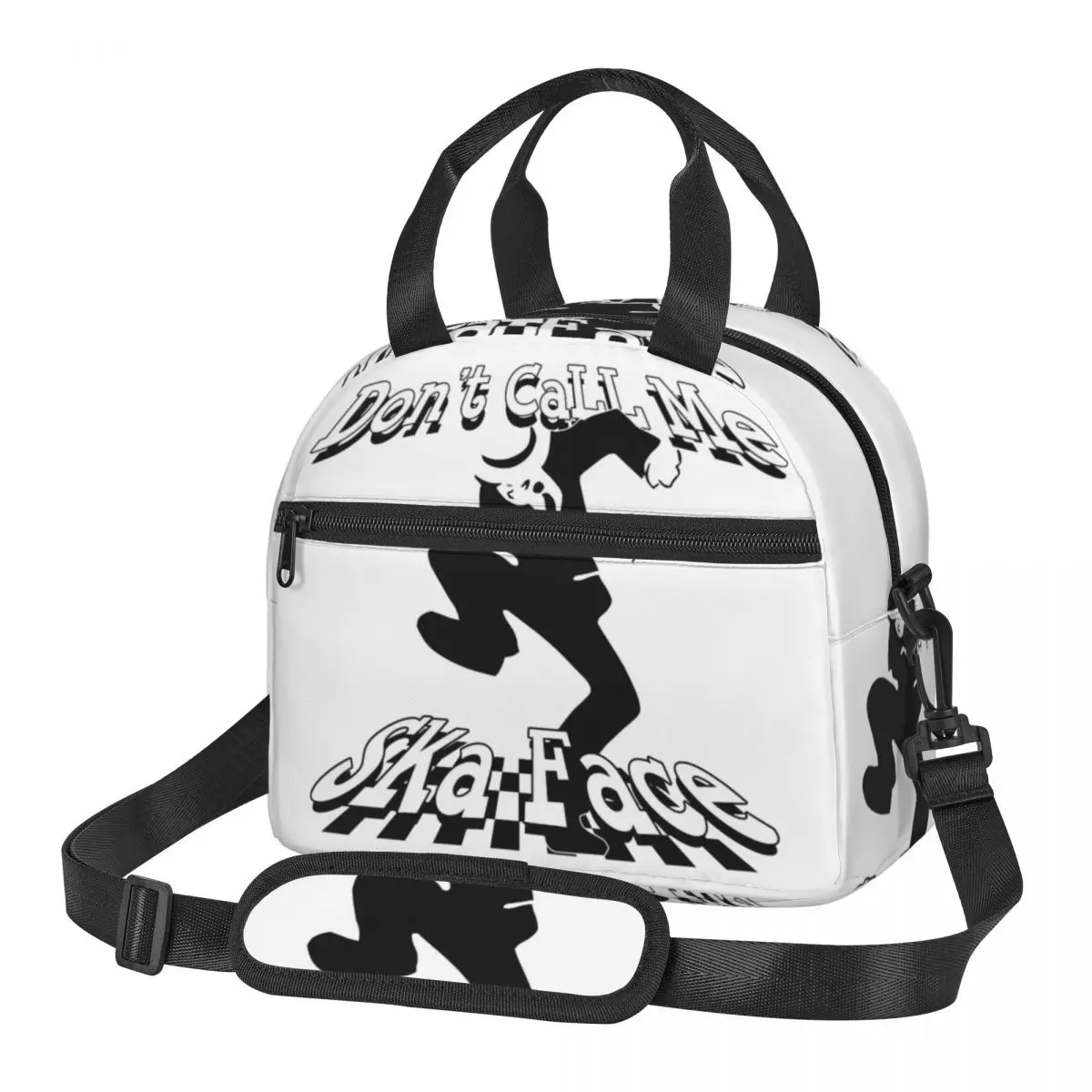 

Punk Rock Jamaican Ska Reggae Music Large Thermal Insulated Lunch Bag Rocksteady Two-tone Bento Box Cooler Thermal Lunch Boxes