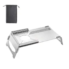 

Portable Camping Table Heat Shield Gas Stove Stand Windshield Camping Stove Folding Table Gas Burners Accessories