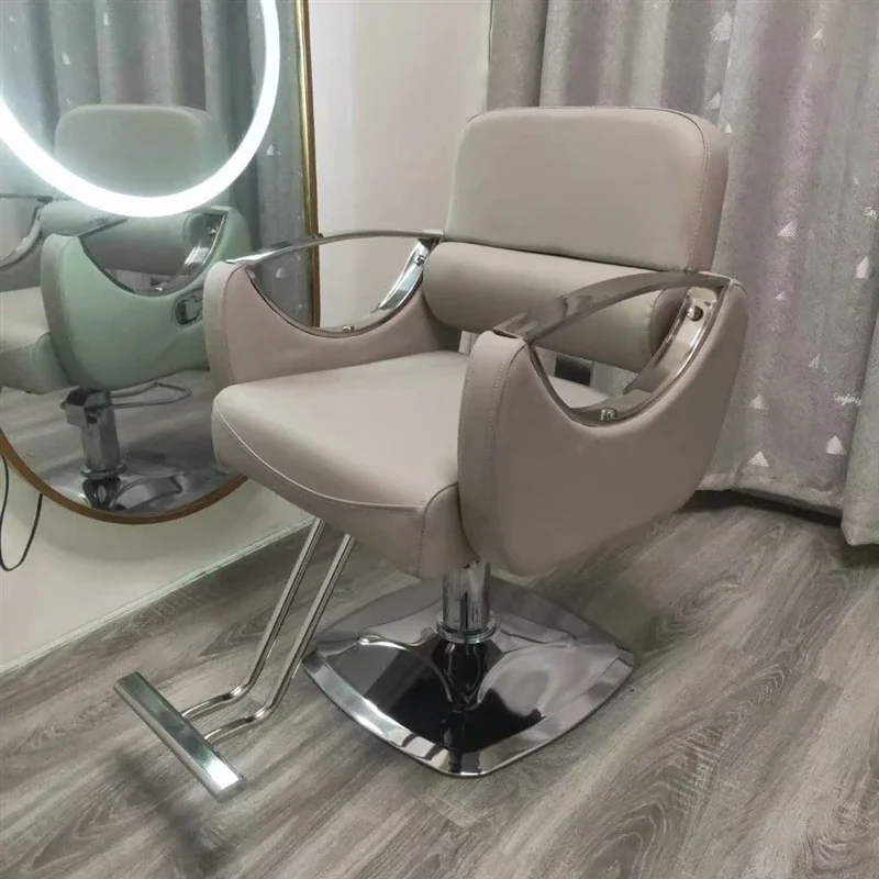 

Equipment Luxury Barber Chairs Pedicure Rolling Beauty Barber Chairs Manicure Comfort Cadeira Barbeiro Salon Furniture YQ50BC