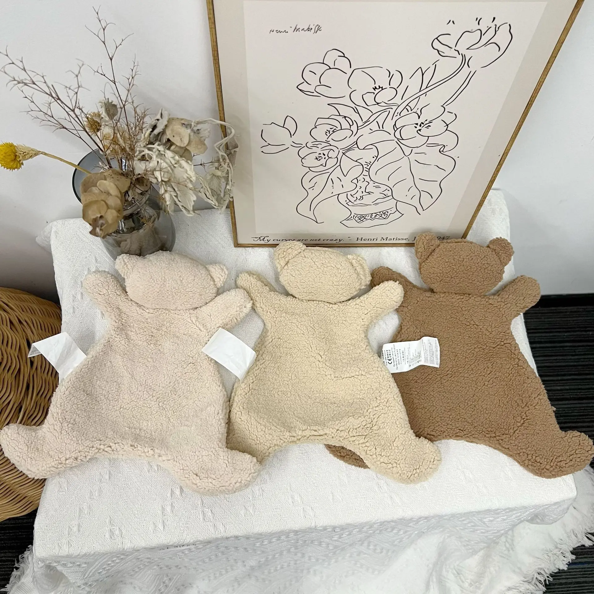 Baby Soothing Doll for Newborn Accessories Photography Props Cute Bear Baby Sleeping Doll Baby Care Soft Plush Dolls - 5
