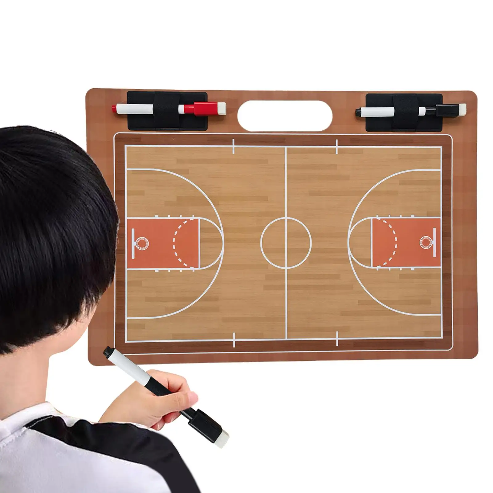 Basketball Coaching Boards Dry Erase Coaches Board Basket Ball Clipboard for Practice