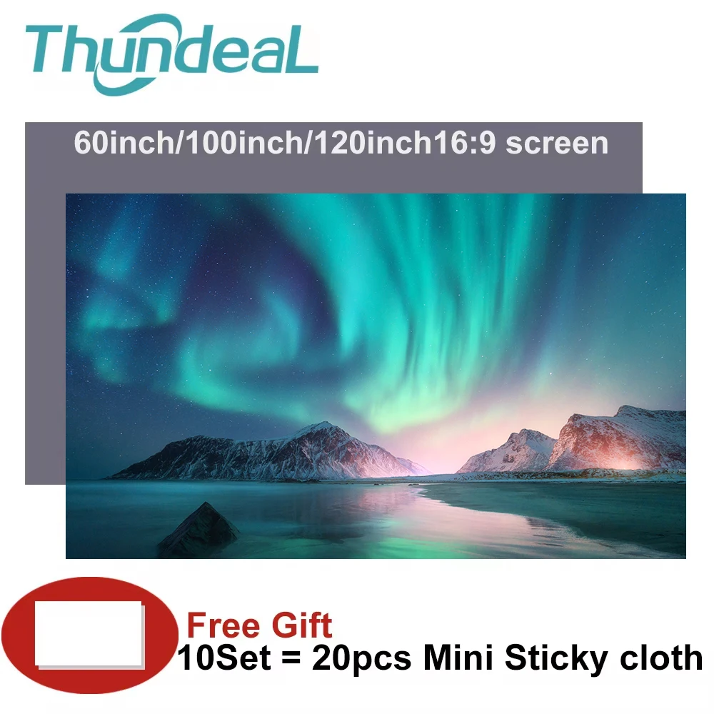 Projector Screen 60 100 120 130 inch 16:9 for Espon HY300 Home