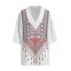 2024 Summer Casual Shorts Set Knitted Two Piece Men's Clothing V-Neck Short Sleeve T-shirt and Shorts Streetwear Knit Outfits 3