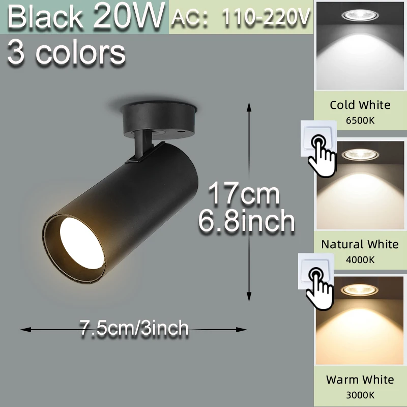 B-20W Black 110-220V