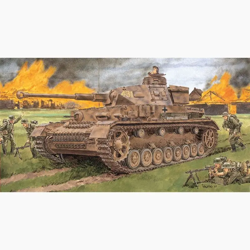 

DRAGON 6360 1/35 Pz.Kpfw.IV Ausf.F2(G) - Scale Model Kit
