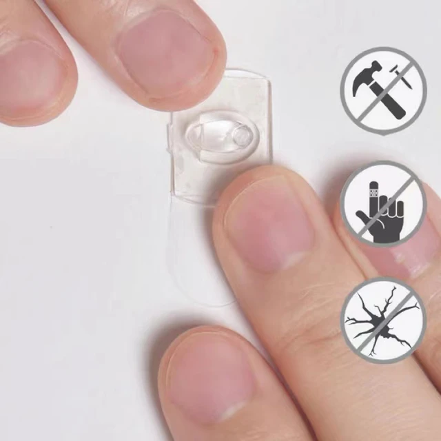 20-Clips，Command Decorating Clips Damage-Free Hanging clear plastic hooks Command 17026CLR Decorating Clips,Clear 3