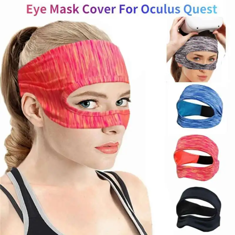 NEW VR Eye Mask Cover Anti-Sweat Band Adjustable Sizes HMD Padding Virtual Reality Headsets Cover For Meta Oculus Quest 2