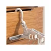 Portable 5-Clip Folding Clothes Hanger - Space Saving For Travel, Dorm, Home Use, Laundry Drying Rack 1