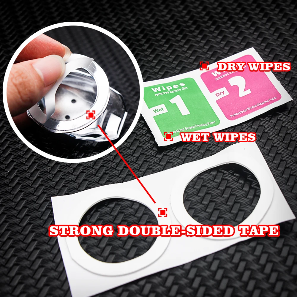 자동차 원클릭 시작 버튼 보호 커버 엠블럼 장식 포드 피에스타 레인저 몬데오 퓨전 이스케이프 쿠가 포커스 머스탱