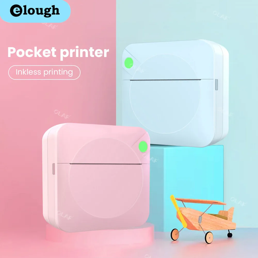 EloughMiniPocketThermalLabelWirelessBluetoothPortablePrinter