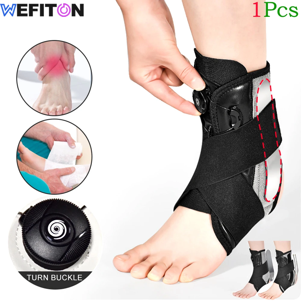 

1Pcs Sports Ankle Brace with Protective Guards For High Ankle Sprains Chronic Ankle Instability-for Ankle Wrap,Lacrosse,Recovery