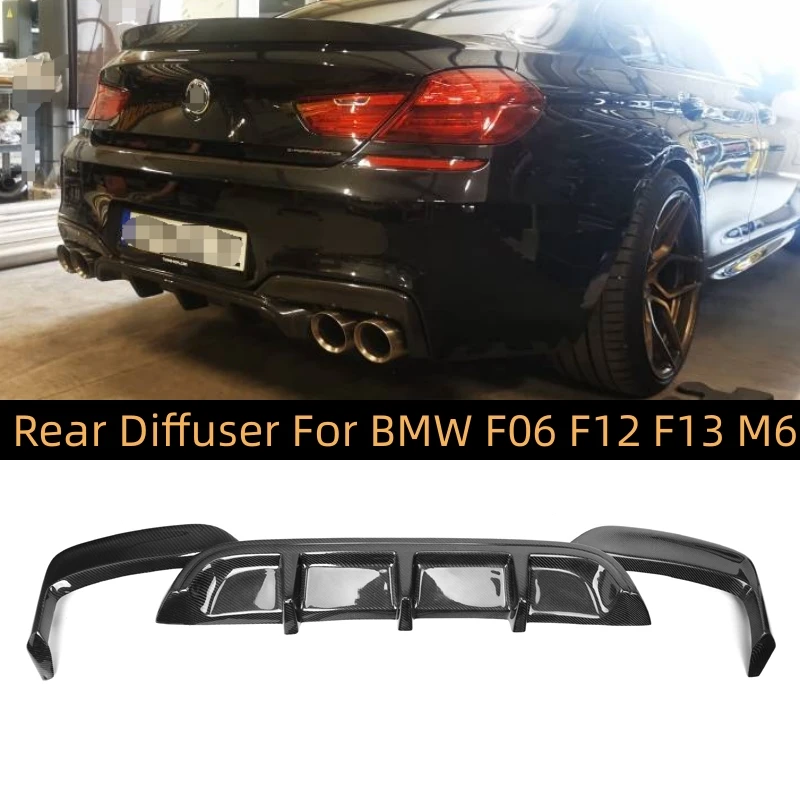 

Для BMW 6 серий F06 F12 F13 640i 650i M6 2012-2016 спойлер из углеродного волокна стильный AK задний бампер губа крыло разделитель диффузор
