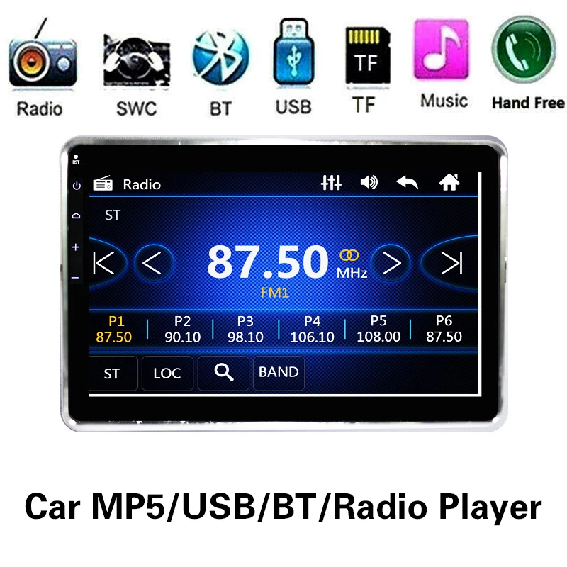 

7" Marine Stereo Radio Boat Sound System Bluetooth Waterproof Audio Car MP5 Player, Stereo FM Radio USB AUX