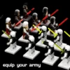 Hot MOC Space Wars Light Saber Weapon Sword Lightsabered Parts Accessories Building Blocks Toys for Children Kids Gifts 5