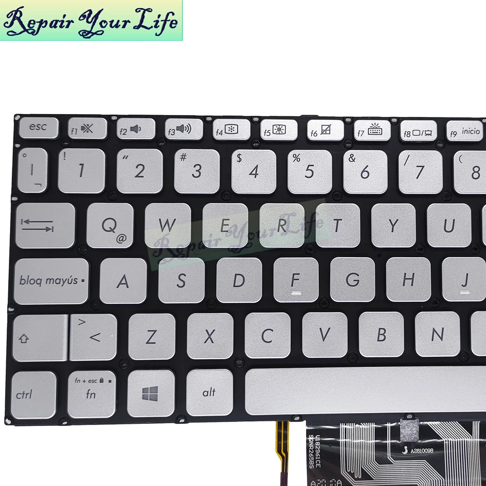 Teclado Retroiluminado Espanhol la Latin Asus Vivobook A412 X412 F412 X412d X412j X412ua ub X412fa X412da dk 2613la00 7t3la21 - Imagem 6