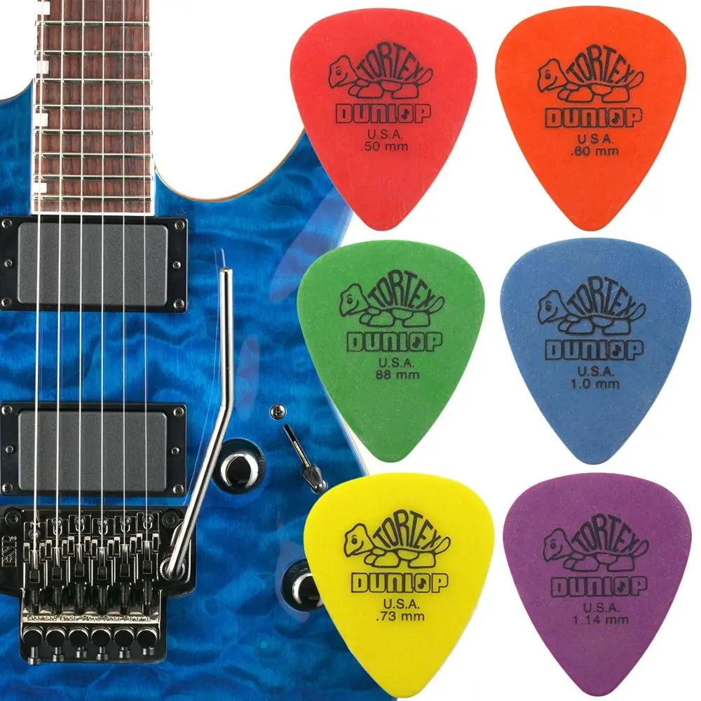 10Pcs ABS Material Anti-slip Style Multicolors Triangle Electric Guitar Picks Plectrum Thickness Guitar Accessories Music Picks