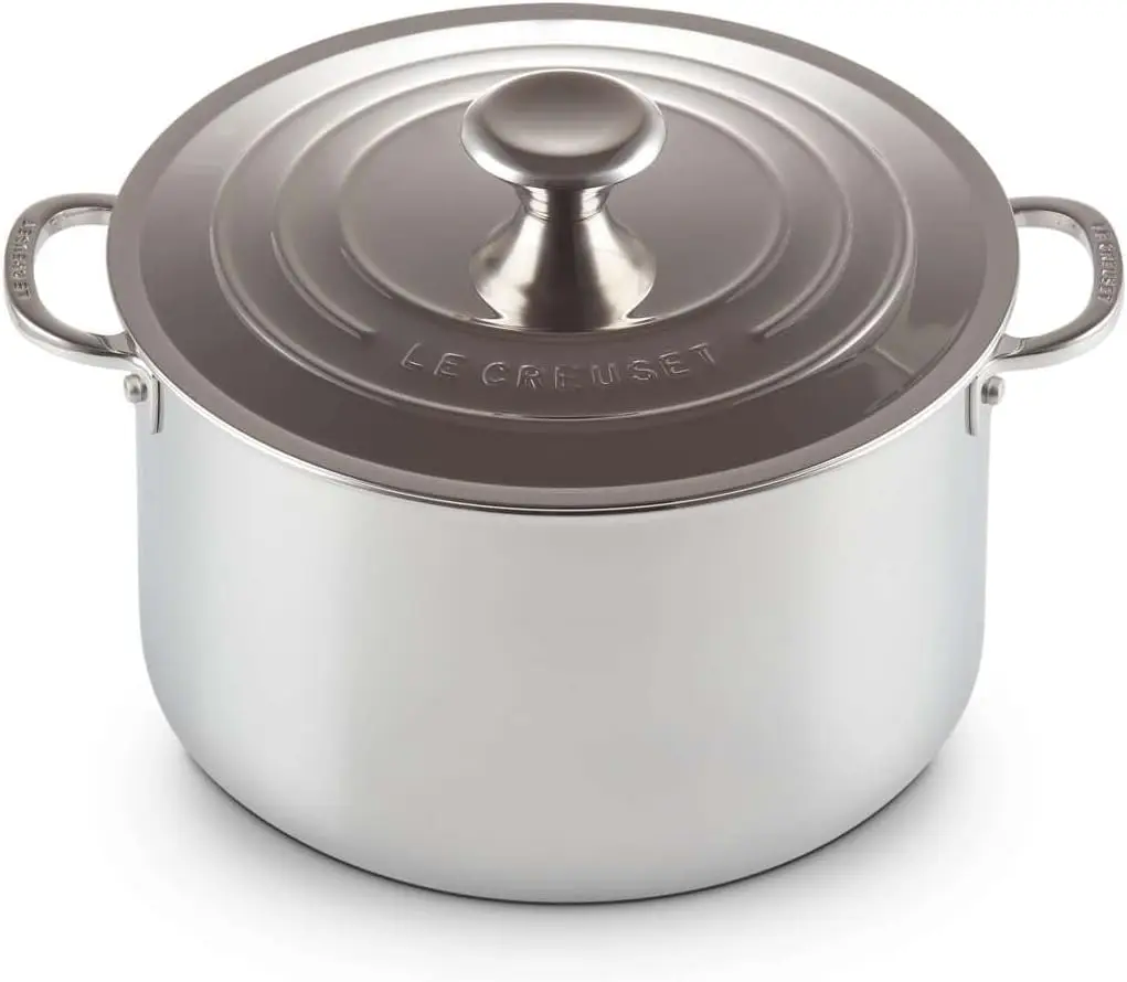 

Le Creuset Tri-Ply Stainless Steel 7 Quart Stockpot, Medium