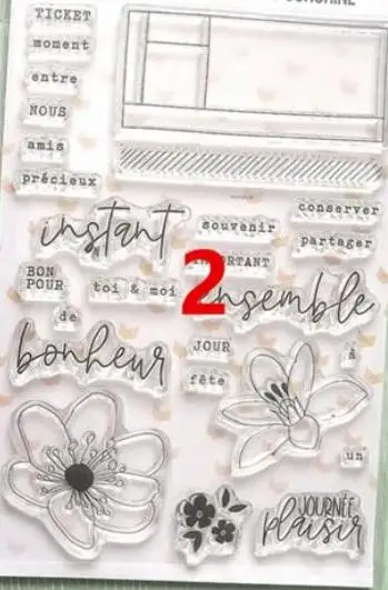 2021new Transparent Clear Silicone Stamp/Seal for DIY scrapbooking/photo album Decorative clear stamp   A7269 