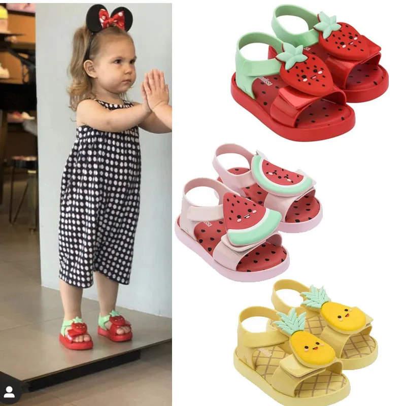 children's sandals near me Melissa Children's Sandals 2022 New Summer Melissa Mini Girls Jelly Shoes Roma Breathable Beach Shoes Kids Princess sandals slippers for boy