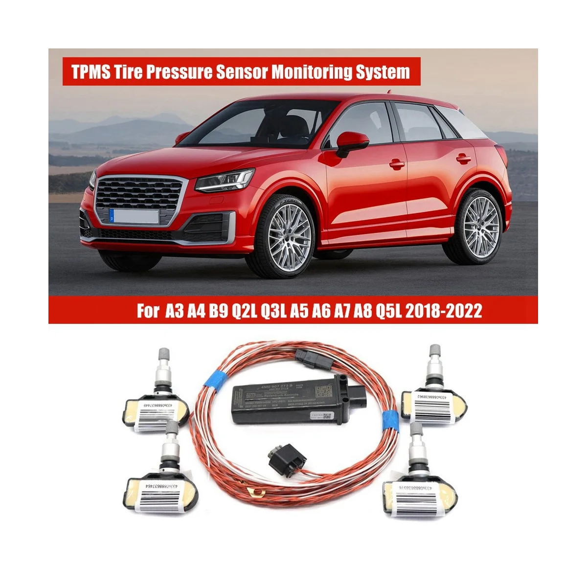 

Система контроля давления в шинах TPMS 4M0907273B 5Q0907275B для AUDI A3 A4 B9 Q2L Q3L A5 A6 A7 A8 Q5L 2018-2022