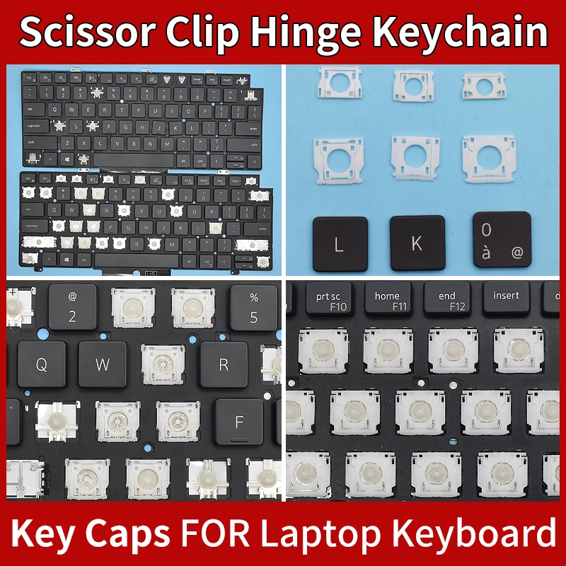 

Replacement Keycaps Scissor Clip Hinge For DELL Latitude 5420 5421 7420 7410 7520 7521 P137G key caps keyboard Keychain