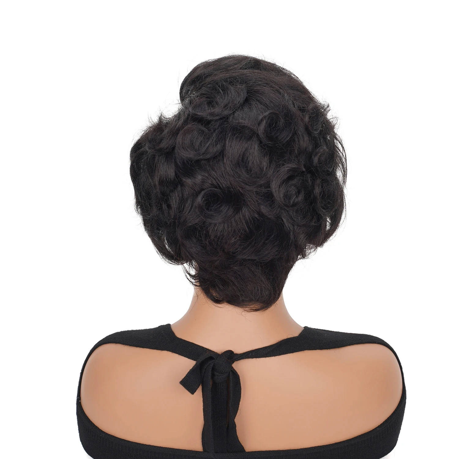 Short Pixie Cut Wigs 13x4 Lace Front Human Hair Wigs Fashion Style Natural Curly Wave Pixie Cut Human Hair Lace Frontal Wig