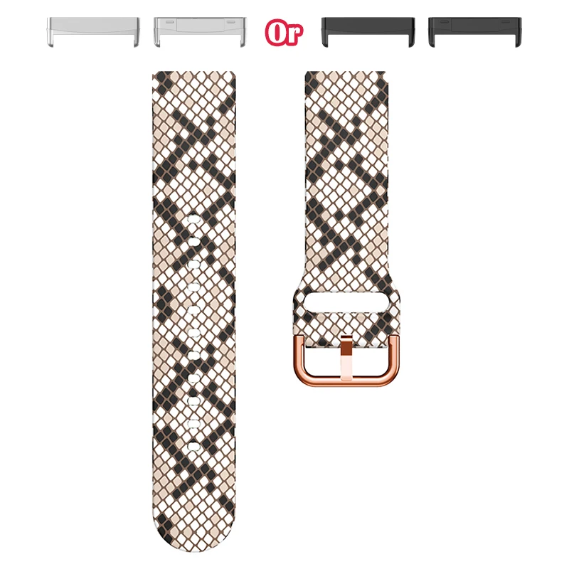 Colorful Print Lightweight Fashion Watch Strap - Sweatproof & Stylish Replacement Band