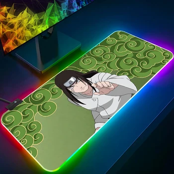 Tapis RGB Naruto – LED Gaming XXL avec Jiraiya, Sasuke & Uchiha Clan 16