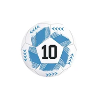 Unique Appearance Football Training PU Soccer Ball Four-layer And Proof Size 5 Machine-Stitched blue