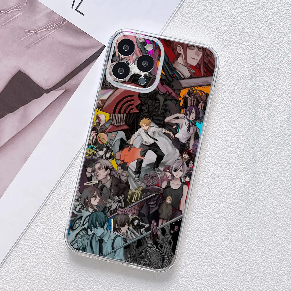 Chainsaw Man Gir Denji Makima Themed Phone Case Cover