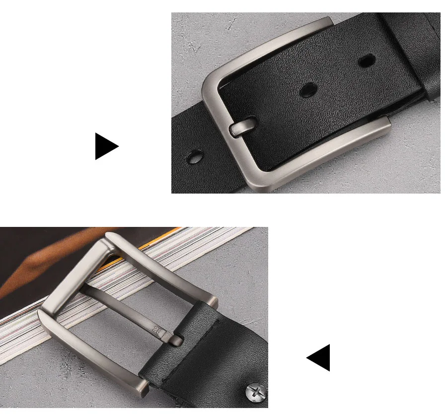 ジーンズ用本革ベルト,黒パンツ,男性用ベルト,バックル付き