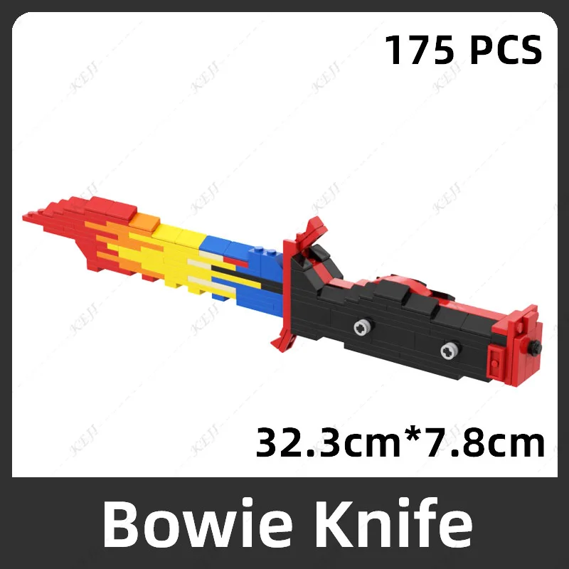 Military Karambit Butterfly Knife Building Blocks - DIY Toy Dagger