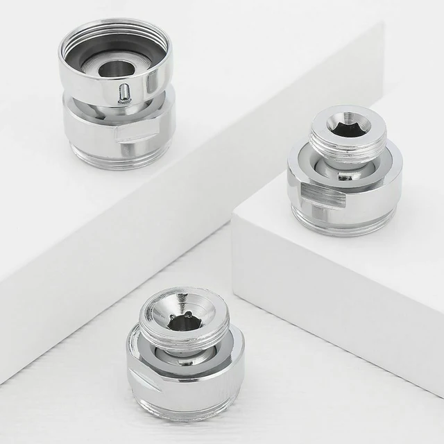 Tap Aerators Connector Metal Outside Inside Thread Water Saving Adaptor For Kitchen Faucets 12/14/16/18/20/22/24 Mm To 22mm 2