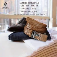 Мужской ремень из искусственной кожи, модный ремень с автоматической пряжкой для популярного бизнеса, мужской ремень высокого качества — изображение 5