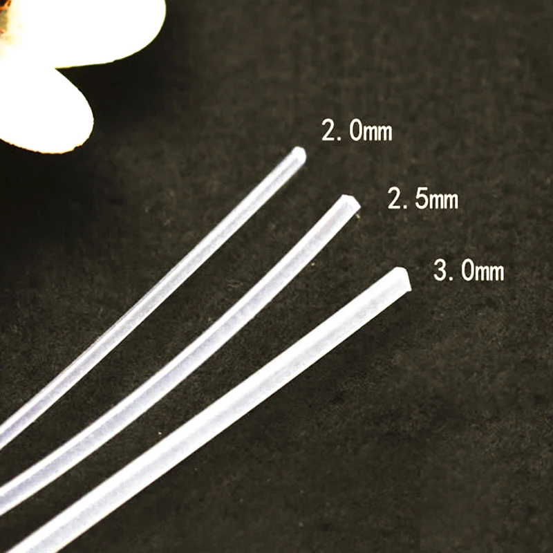 Plastic Boning PP Corset Strips Corset Boning Round Stays Clear for Crafts Wedding Dress Nursing Caps Gowns